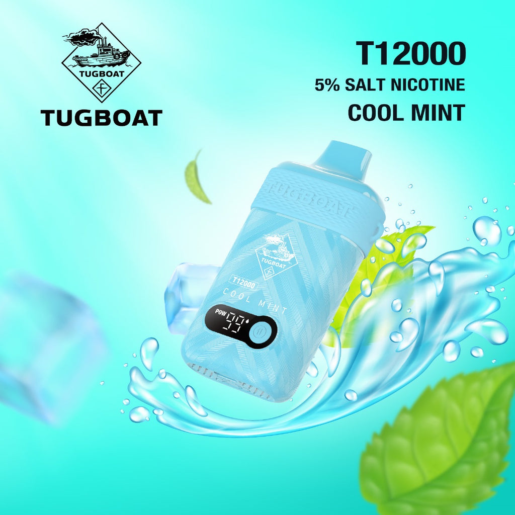 Tugboat T12000 Disposable 12000 Puffs 50Mg Rechargeable Vape In Dubai, UAE