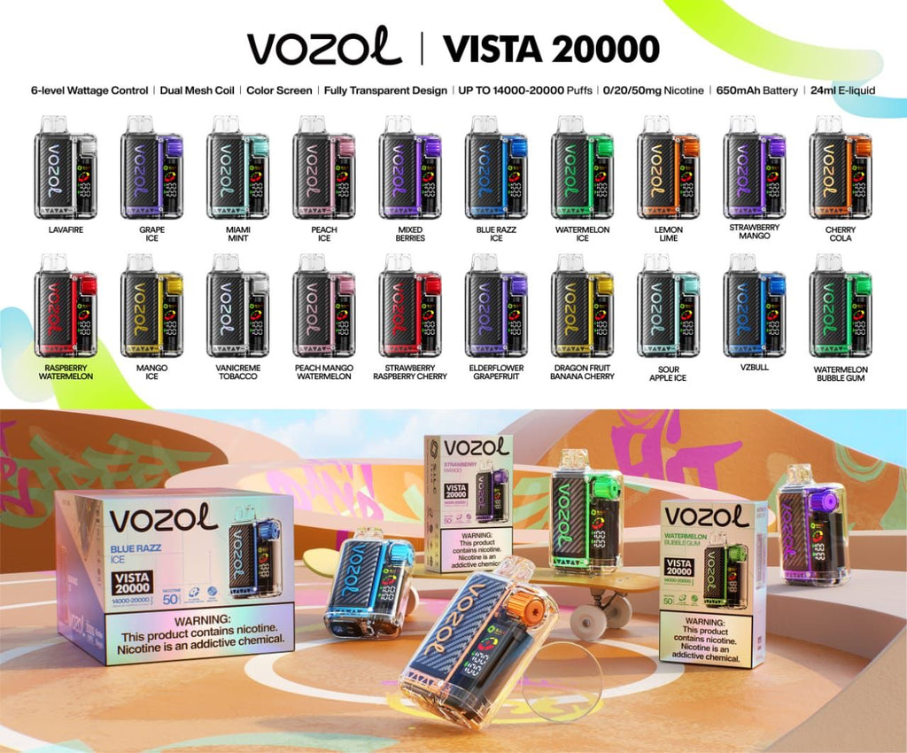 Vozol Vista 20000 Puffs In Dubai 