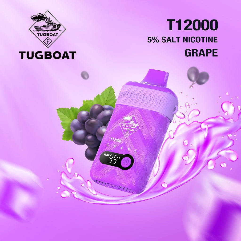 Tugboat T12000 Disposable 12000 Puffs 50Mg Rechargeable Vape In Dubai, UAE