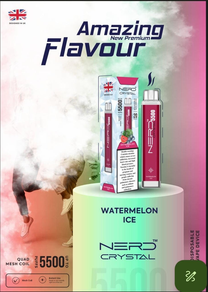 Nerd Crystal 5500 Puffs Disposable vape 