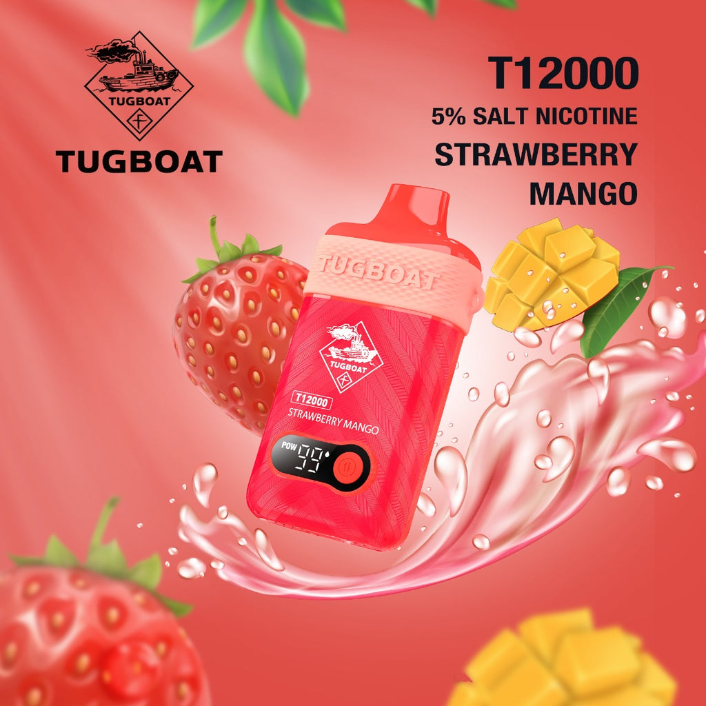 Tugboat T12000 Disposable 12000 Puffs 50Mg Rechargeable Vape In Dubai, UAE