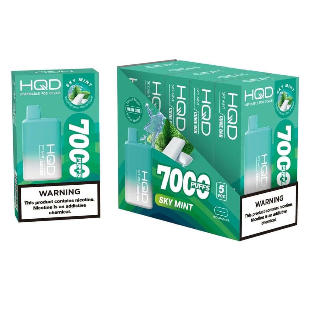 HQD Cuvie Bar 7000 puff Disposable pod Device New and good price in UAE 2023DISPOSABLE VAPE,HQD,ISGO,VGOD POD,VNSN Spark