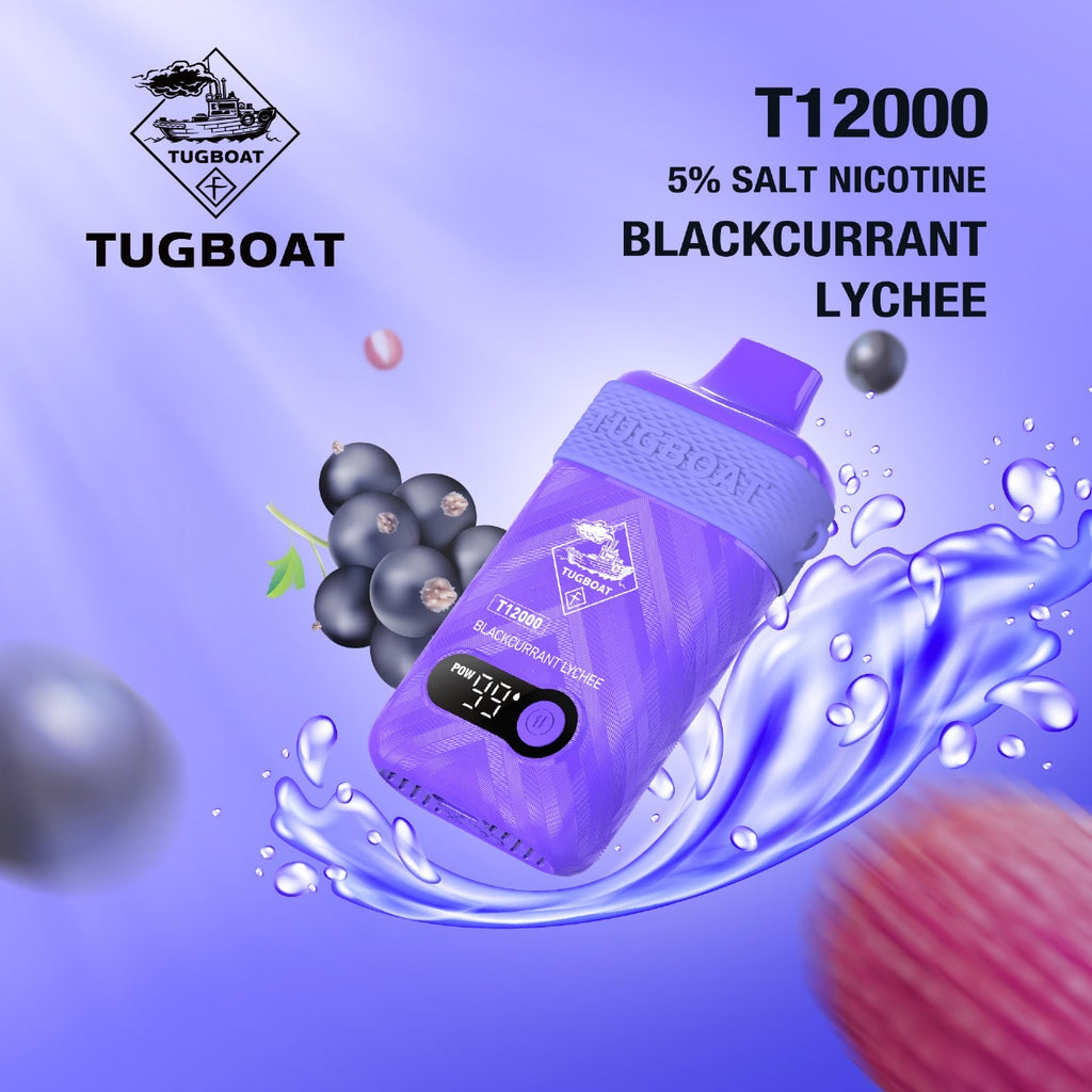 Tugboat T12000 Disposable 12000 Puffs 50Mg Rechargeable Vape In Dubai, UAE