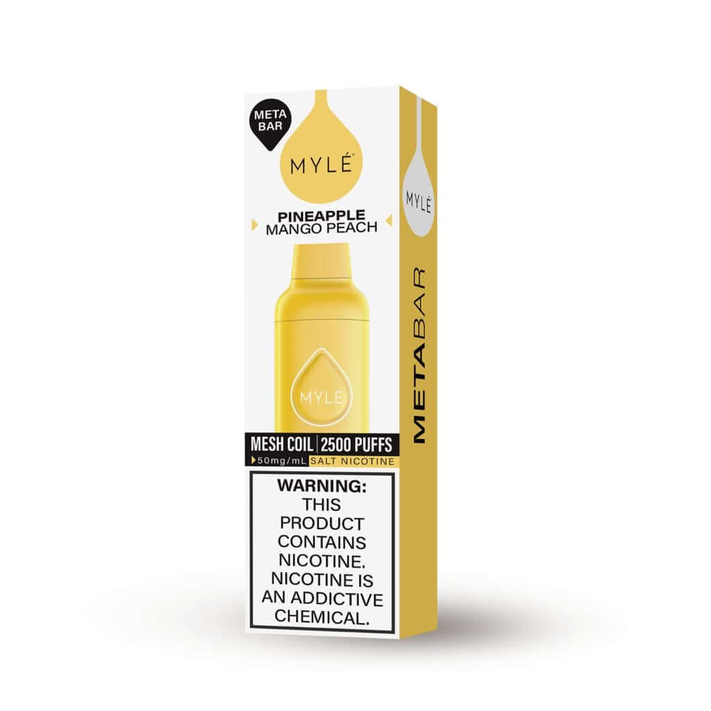 Myle meta bar 2500 puffs Disposable top best in dubai and uaeMyle