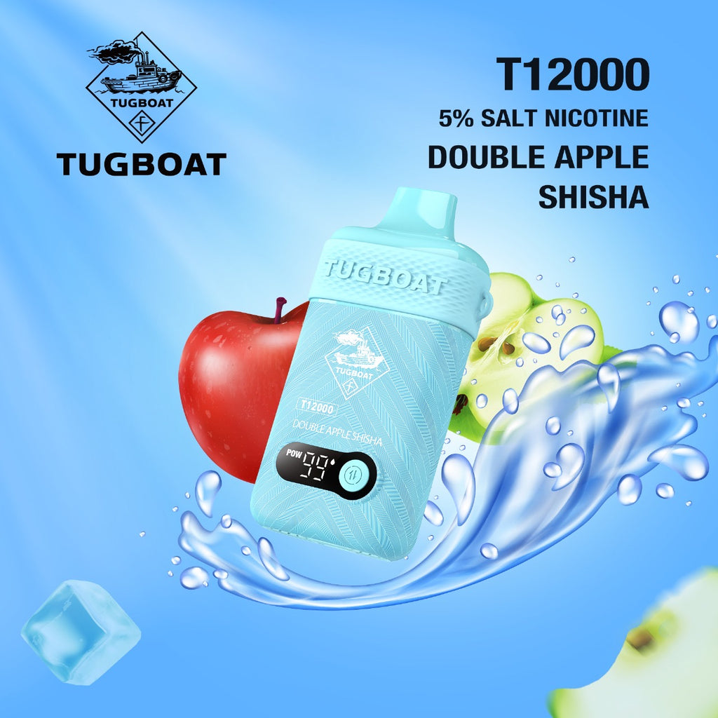 Tugboat T12000 Disposable 12000 Puffs 50Mg Rechargeable Vape In Dubai, UAE