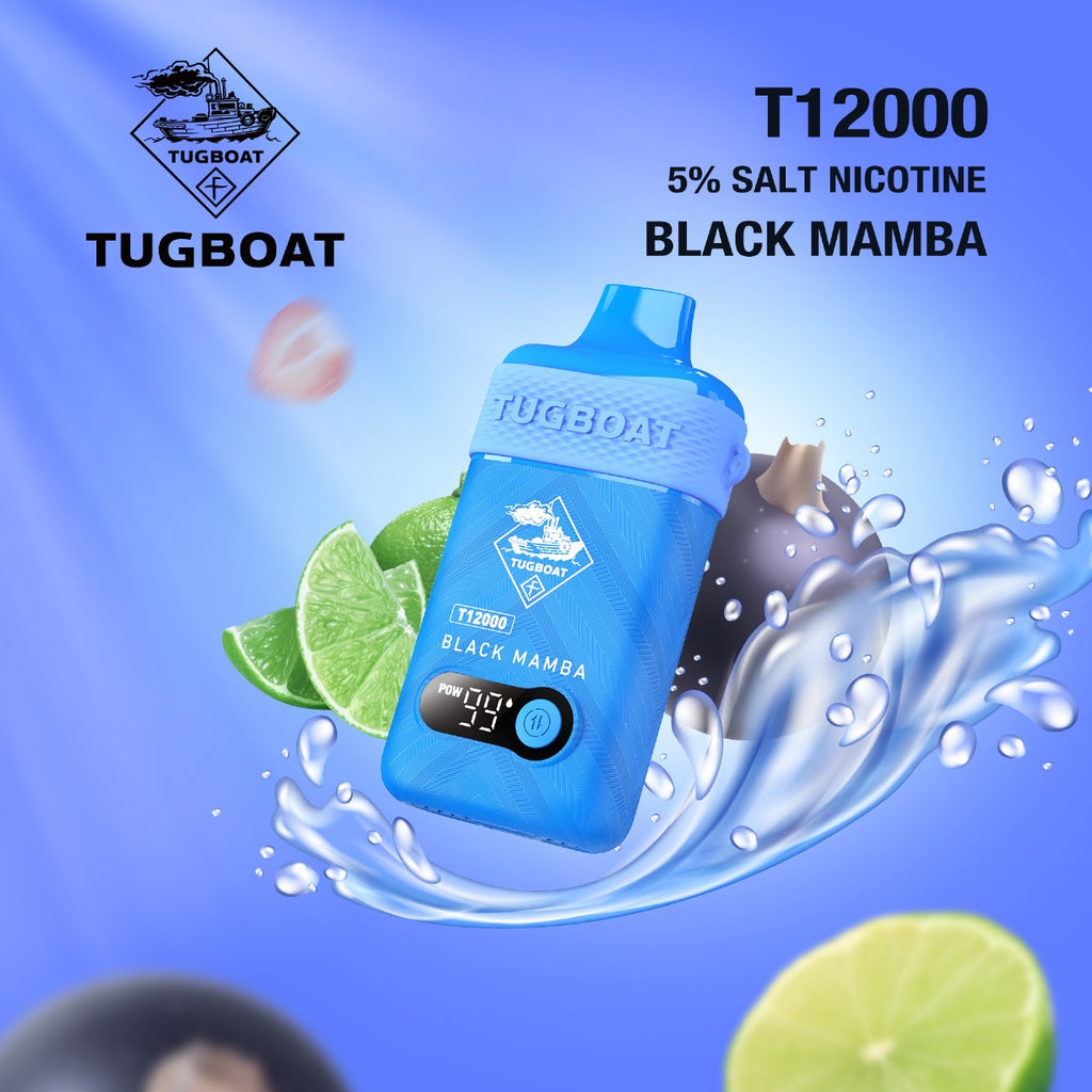 Tugboat T12000 Disposable 12000 Puffs 50Mg Rechargeable Vape In Dubai, UAE