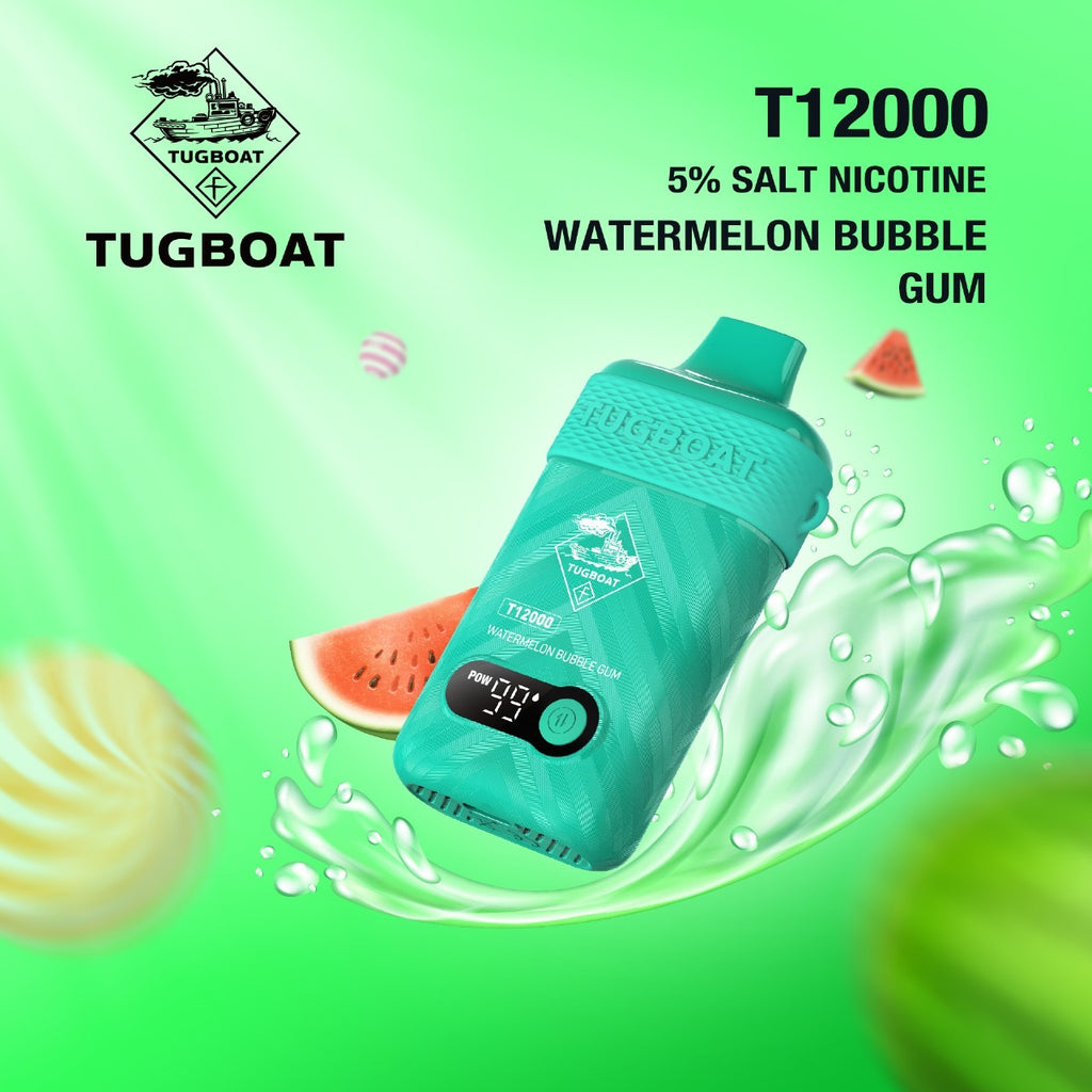 Tugboat T12000 Disposable 12000 Puffs 50Mg Rechargeable Vape In Dubai, UAE