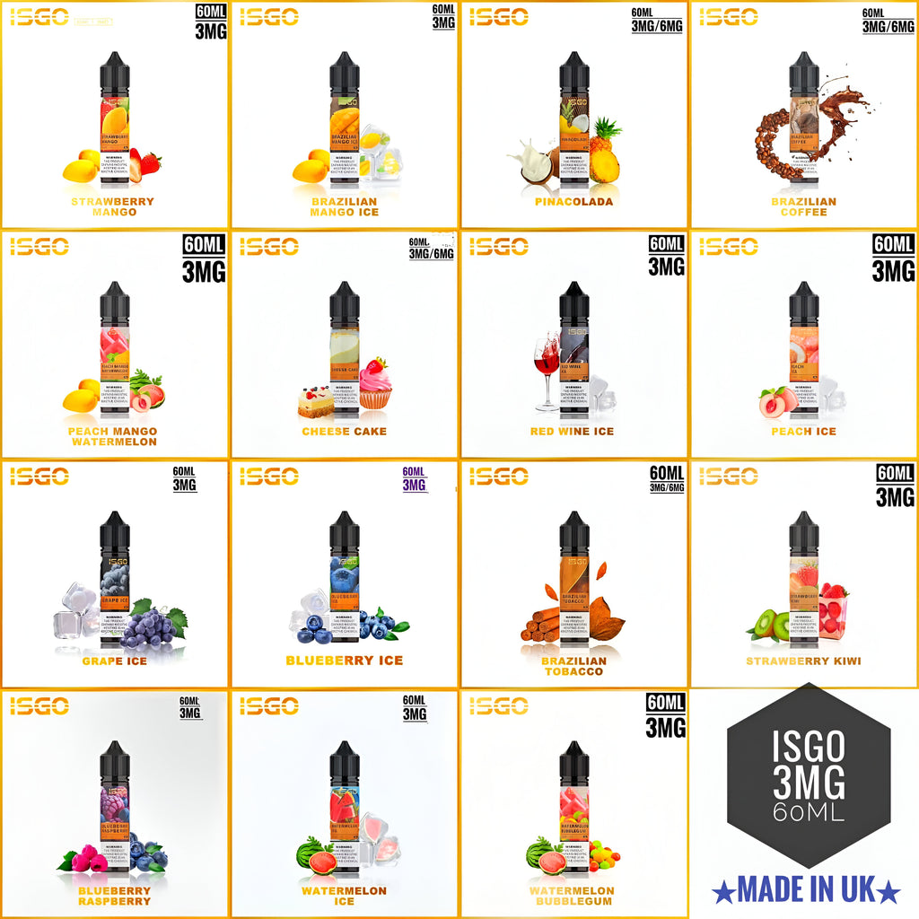 ISGO 60ML E-Liquid 6mg: Elevate Your Vaping Experience with Premium Flavors