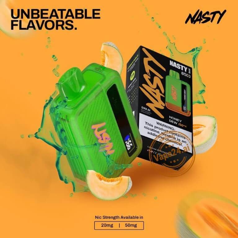 Discover Nasty Bar 8500 Puffs Disposable Vape Online: Same-Day Delivery in DubaiDISPOSABLE VAPE,nasty