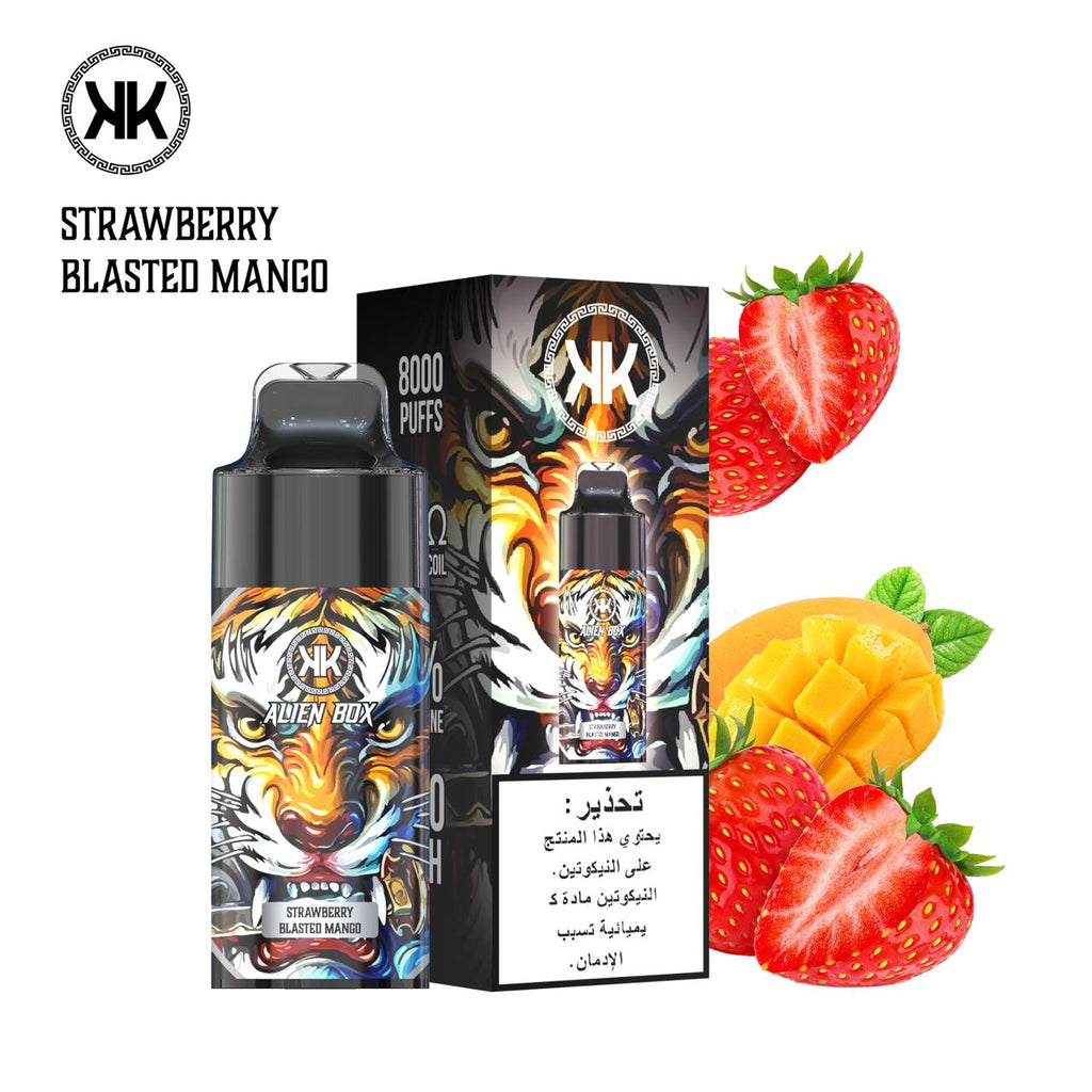 KK Alien Box 8000 puffs new disposable best price & best product in uae