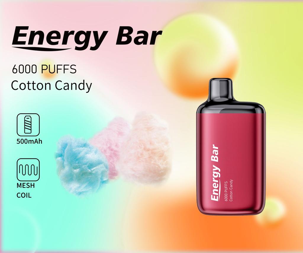 Energy Bar 6000 Puffs Disposable Vape 