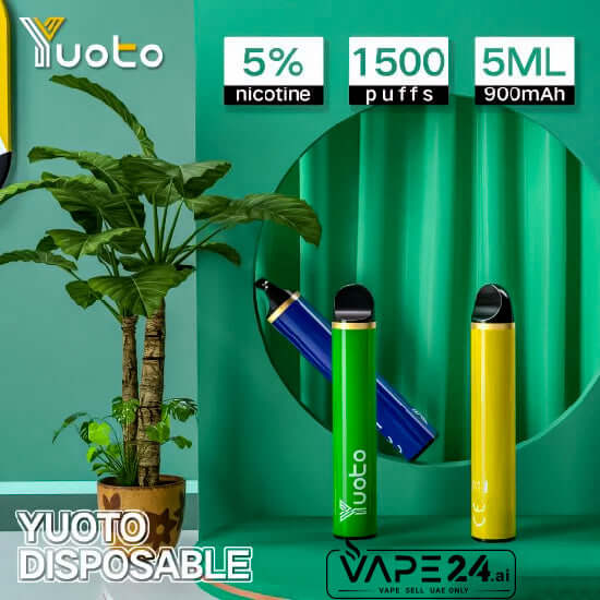 Yuoto Disposable Vape 1500 puffs Good and original product in UaeYuoto